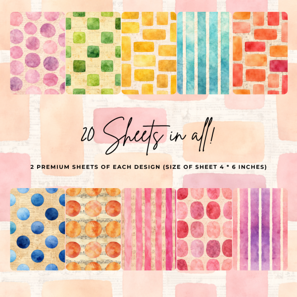 Signature Material Paper – Water Color Swatches