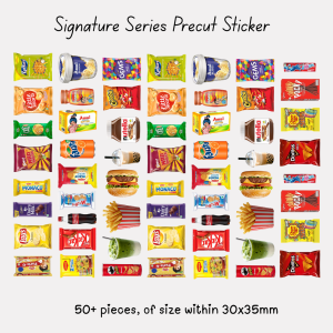 Signature Precut Stickers – Snack Attack
