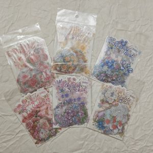 Romantic Flowers, Letters & Botanical Journaling Stickers
