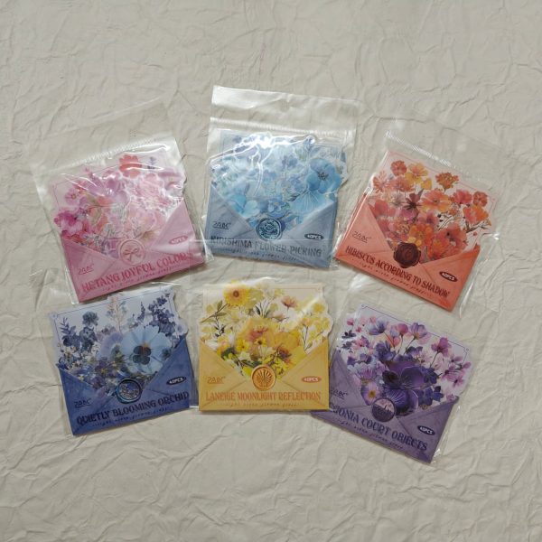 Light Sleep Flower Fluff Series Sticker