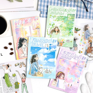 Dreamscape Girl PET Sticker Book