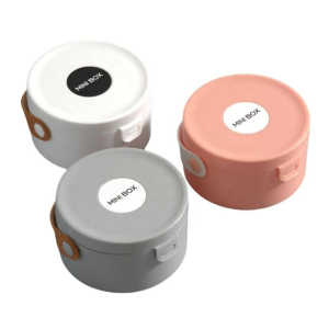 Portable Multi-Layer Round Jewelry Storage Case With Mirror