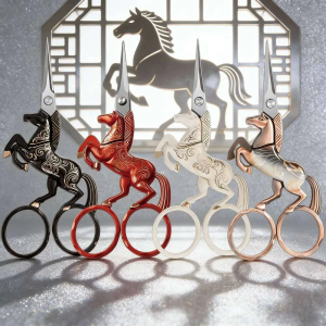Vintage Horse Embroidery Scissors