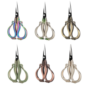 Vintage Swan Embroidery Scissors