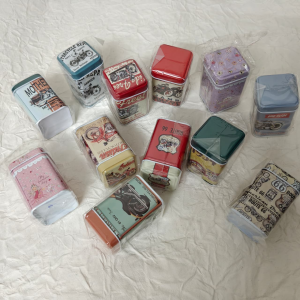 Cute Mini Tin Box (Standing)