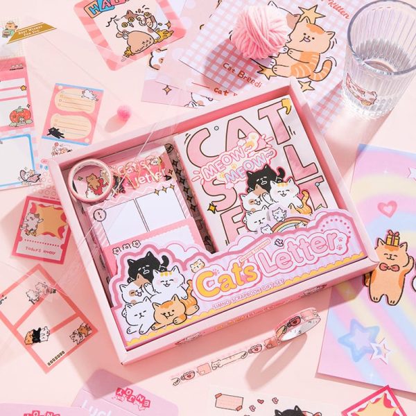 Kawaii Cats Letter Journaling Set