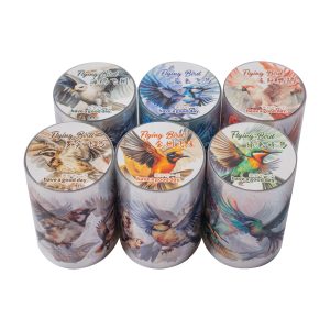 Flying Birds PET Stickers Tape