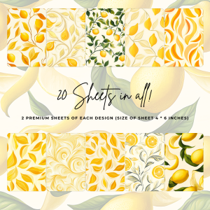 Signature Material Paper – Summer Lemon