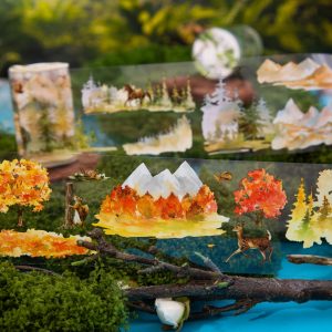 Autumn Forest Scenic PET Tape