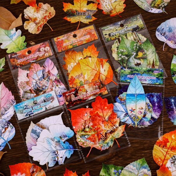 Foliage Series Leaf Landscape Stickers