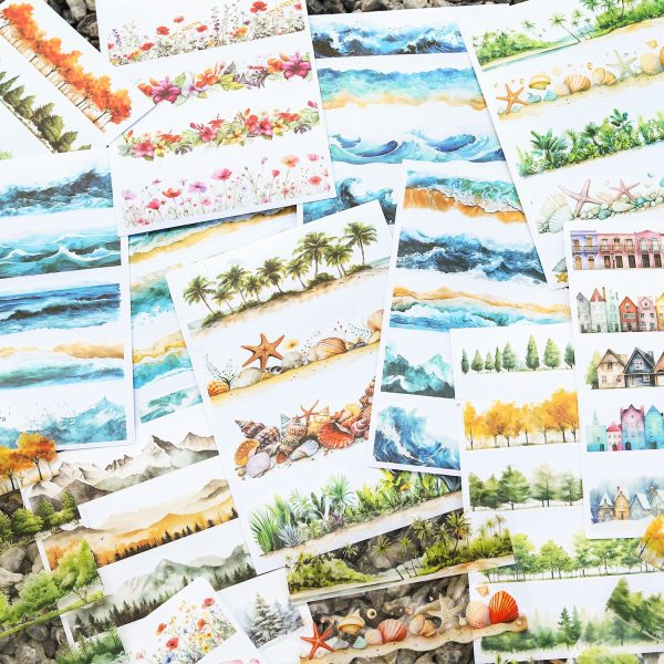 Go Into Nature Landscape Sticker Book