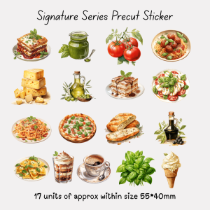 Signature Precut Stickers – Italian Food