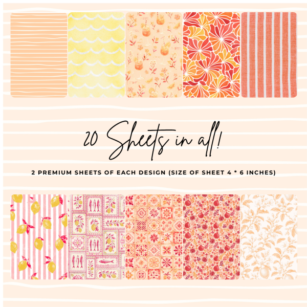 Signature Material Paper – Mediterranean Summer