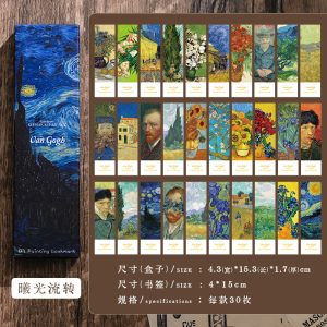 Classic Oil Painting Art Bookmarks – 4 Artist Collections
