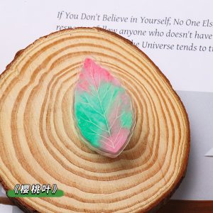 Cherry Leaves Acrylic Clip