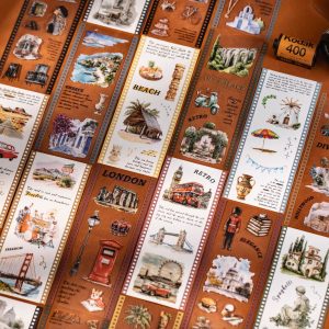 City Film Strip Sticker Book