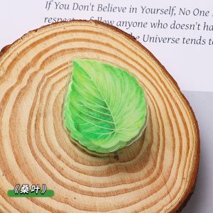 Mulberry Leaf Acrylic Clip