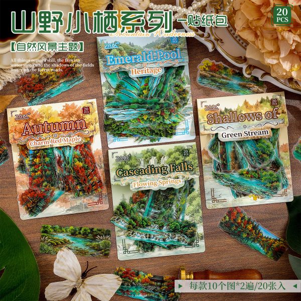 Mountain And Wilderness Sticker