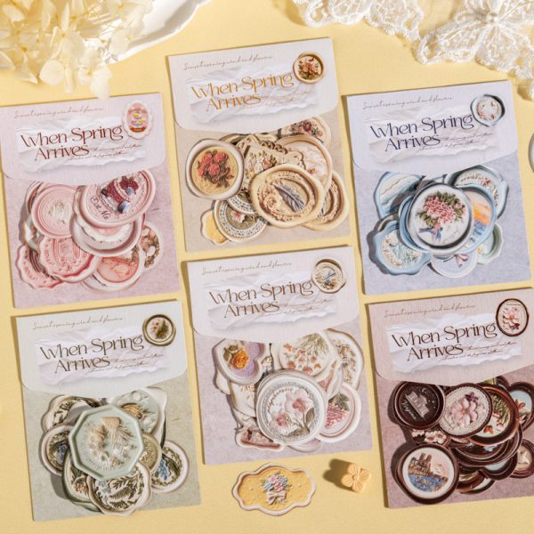 When Spring Arrive Seal Sticker