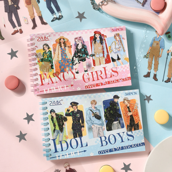 Flower Boy Sticker Book