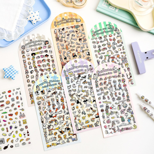 Colorful Mini World Sticker