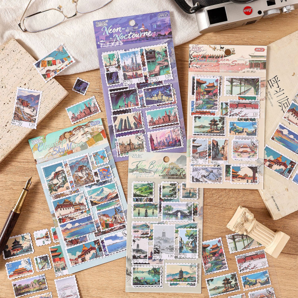 Postal Light City Charm Sticker