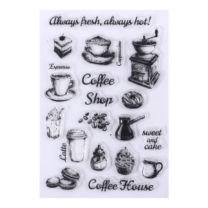 Silicon Coffee Stamp Set