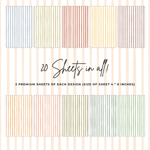 Signature Material Paper - Fall Watercolor Stripe